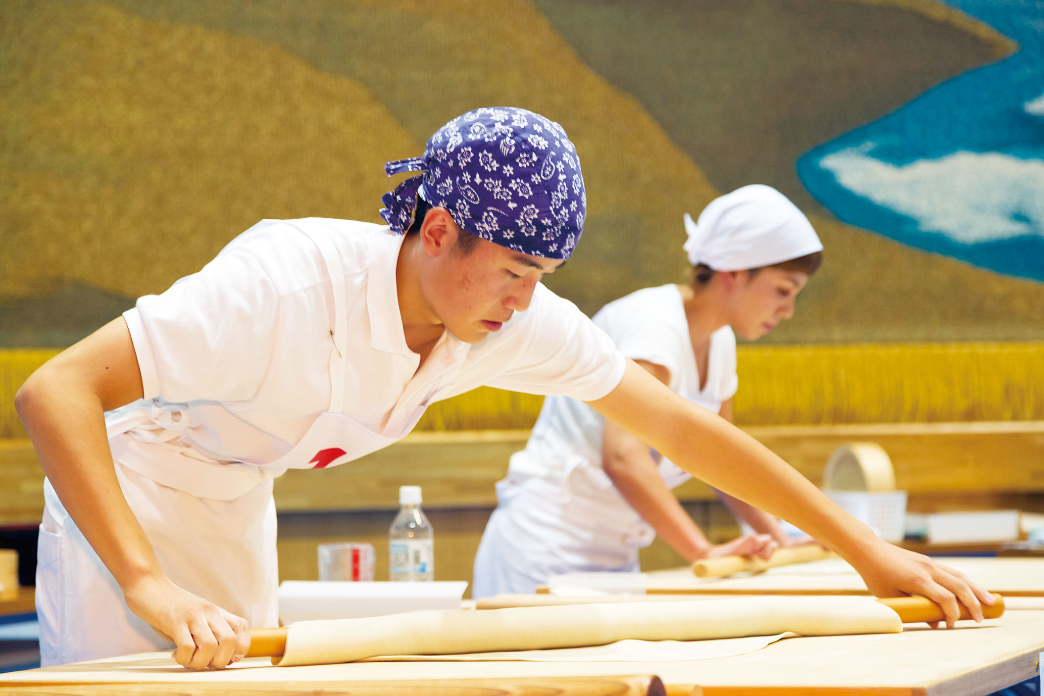 Oigami hot spring soba Festival is held at the same time as “Amateur Soba-making Ranking Championship”